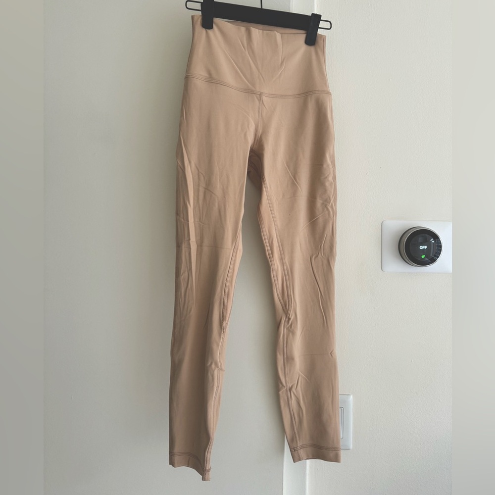 Lululemon nude full length workout leggings